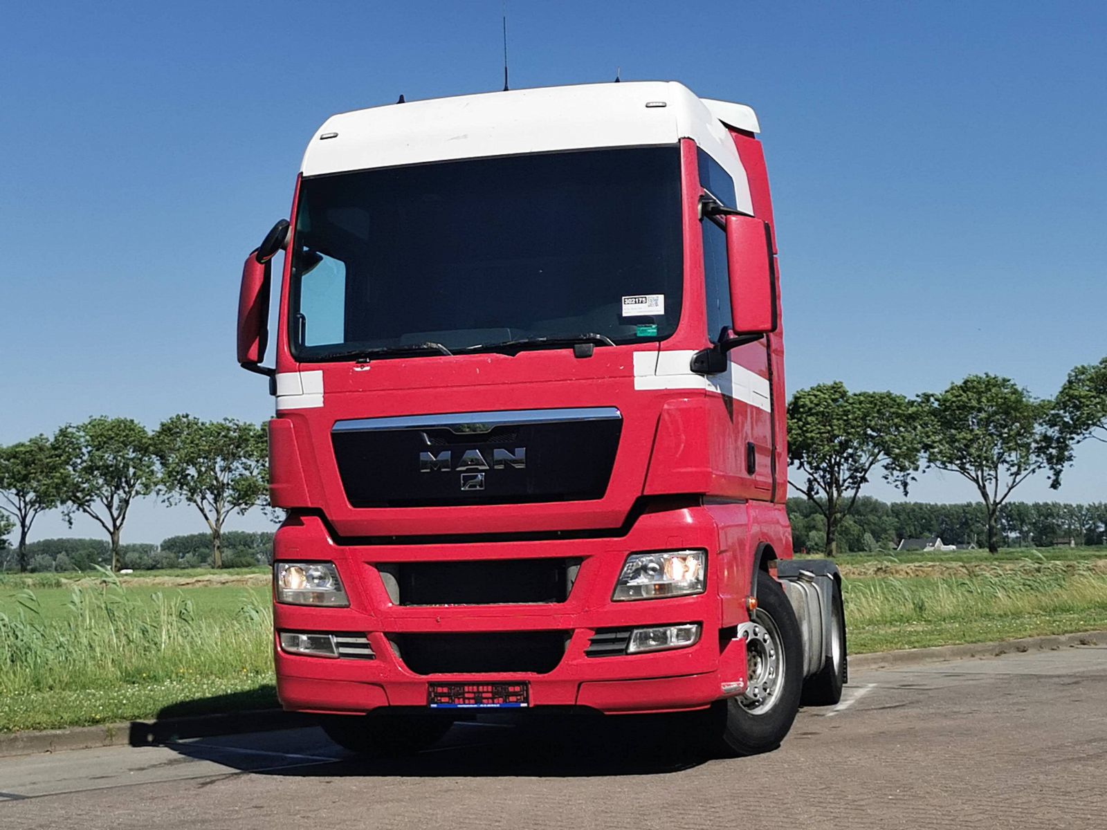 Ман 18.440. Man TGX 440 e6 tunning Red.